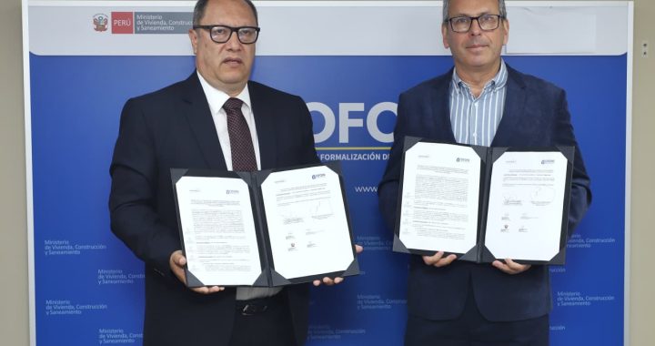 Cofopri y Sunarp amplían acuerdo que fortalece la inscripción electrónica y masiva de predios