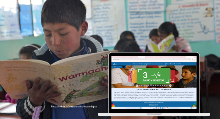 Salud, educación y pobreza: INEI muestra el avance de los ODS con una plataforma digital más interactiva