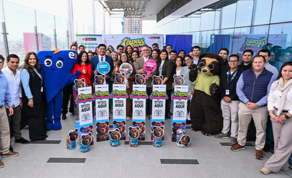 Entel se incorpora a la red de aliados del Minam para impulsar la campaña «Tapas que Transforman»