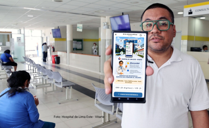 Hospital de Lima Este – Vitarte implementa aplicativo Delfos para agilizar el seguimiento de referencias y citas médicas
